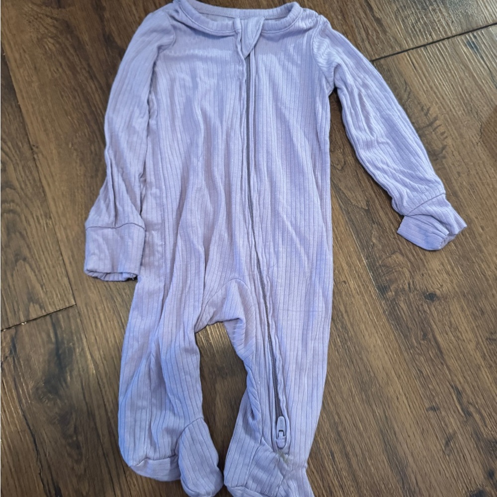 Lilac Kids Footed One Piece Purely Soft by Carters